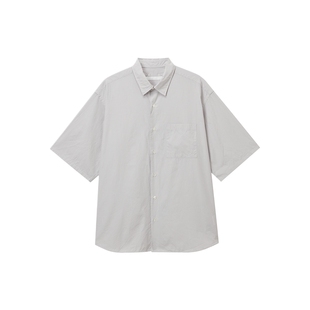 IT SOPH. SOPHNET.男装条纹短袖衬衫新款休闲清爽翻领衬衣250013M