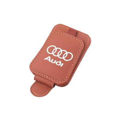 奥迪多功能车载眼镜夹汽车眼镜架