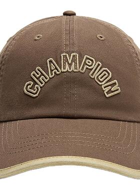 Champion冠军韩系字母刺绣鸭舌帽
