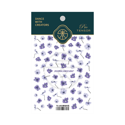 茉季中国美甲贴纸立体浮雕效果