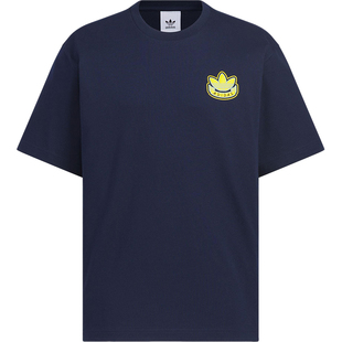 Adidas/阿迪达斯正品三叶草男女宽松针织经典日常运动短袖KC3109