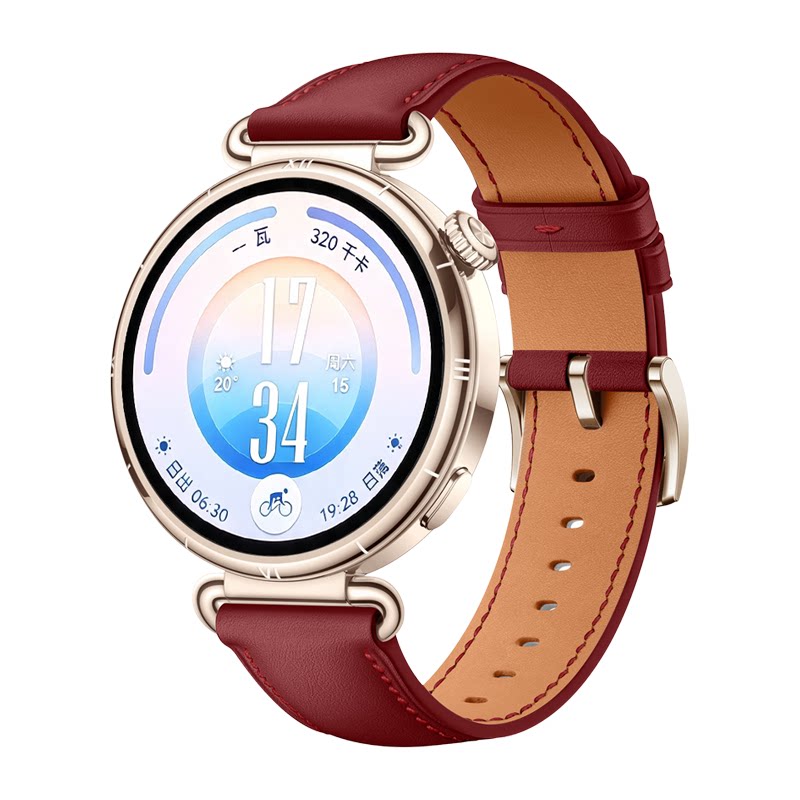 适用华为WatchGT7/6/5真皮表带
