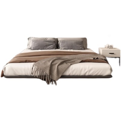 政府补贴白蜡木无床头悬浮床床架