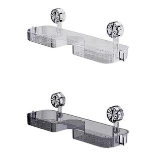 吸盘水龙头置物架卫生间免打孔浴室洗手池洗漱台壁挂式收纳架挂架