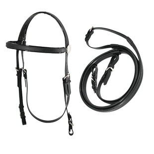 PVC水勒缰绳防滑防冻缰绳速度赛龙头衔铁马鞍配件英式马术马具