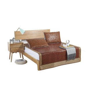 夏季麻将凉席竹席学生席凉席1.5米1.8米宿舍0.8米1.2米可折叠家用