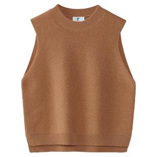 （董生活推荐款）羊绒羊毛精纺 儿童春秋款背心马甲 保暖亲肤