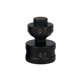 CH-60液压冲孔机模具配件定制 一字型圆形腰圆椭圆模角铁冲头锁帽