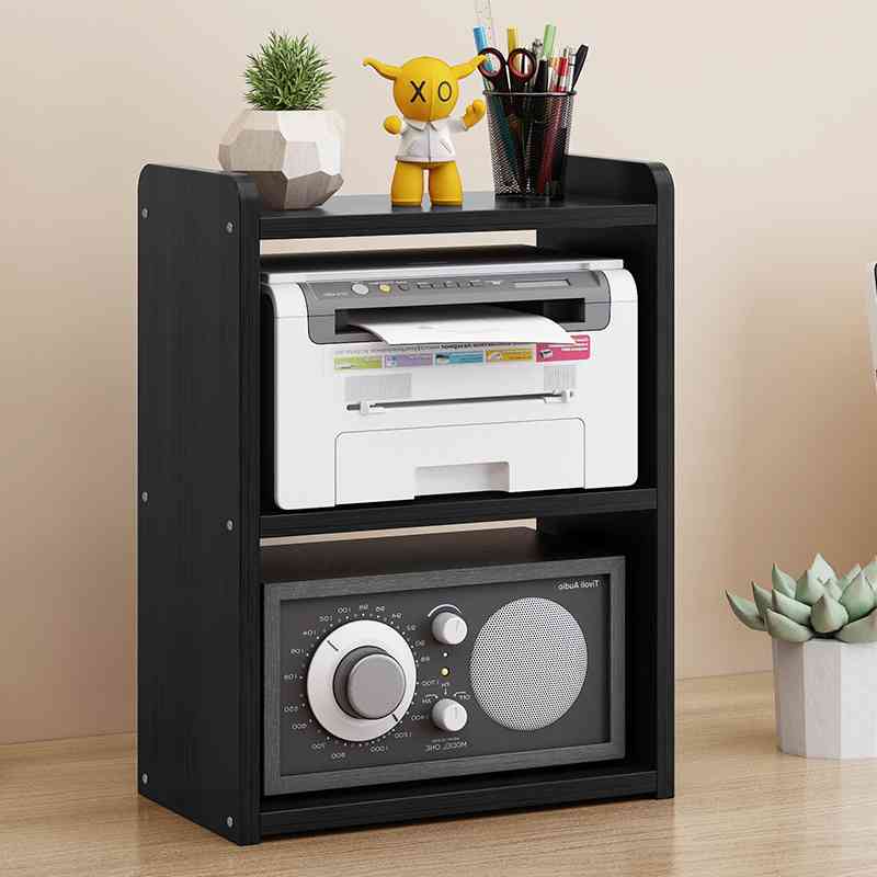 放打印机置物架办公室桌上针式收纳的架子多落地桌子支架电健之章