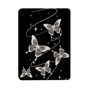 高级感星光蝴蝶360旋转iPadPro2024保护套新款适用苹果iPadAir6/5保护壳13平板11寸10.2/10.9带笔槽mini6女款