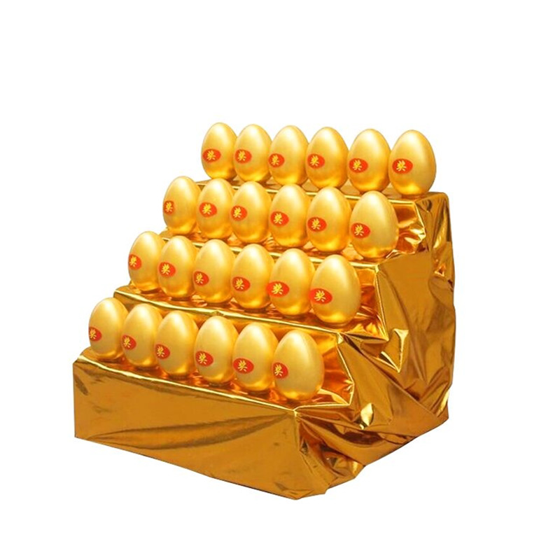 金蛋抽奖道具庆典logo活动展台开业婚庆砸彩蛋批发一整箱金蛋印字