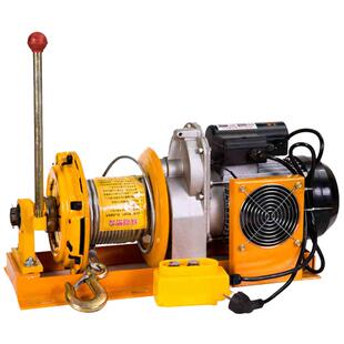 220V家用电源压盘离合吊运机 多功能提升机快速卷扬机 微电小吊机