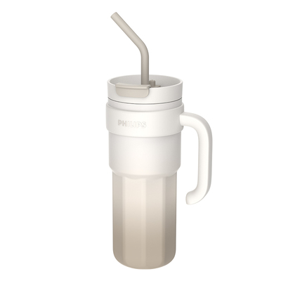 飞利浦316不锈钢吸管杯高颜值女