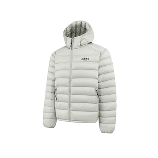 RASP美式风潮流90白鸭绒轻量连帽排骨羽绒服轻薄内胆外套男女上衣