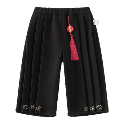 贝贝城儿童纯色休闲裤