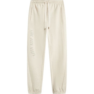 李宁反伍BADFIVE卫裤男百搭新款冰感舒适宽松夏季束脚针织运动裤