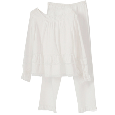 cabrida四季法式镂空可外穿睡衣