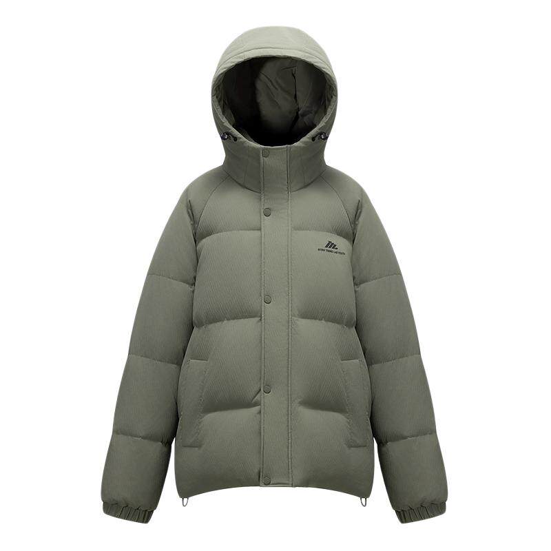 美特斯邦威连帽保暖羽绒服