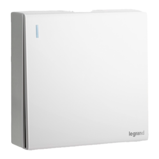 罗格朗明装开关插座面板5五孔二三插一开二开单双控墙壁电源86型