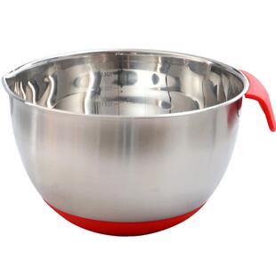 马大帅不锈钢打蛋盆烘焙专用加高加深自带刻度打发奶油蛋糕和面盆