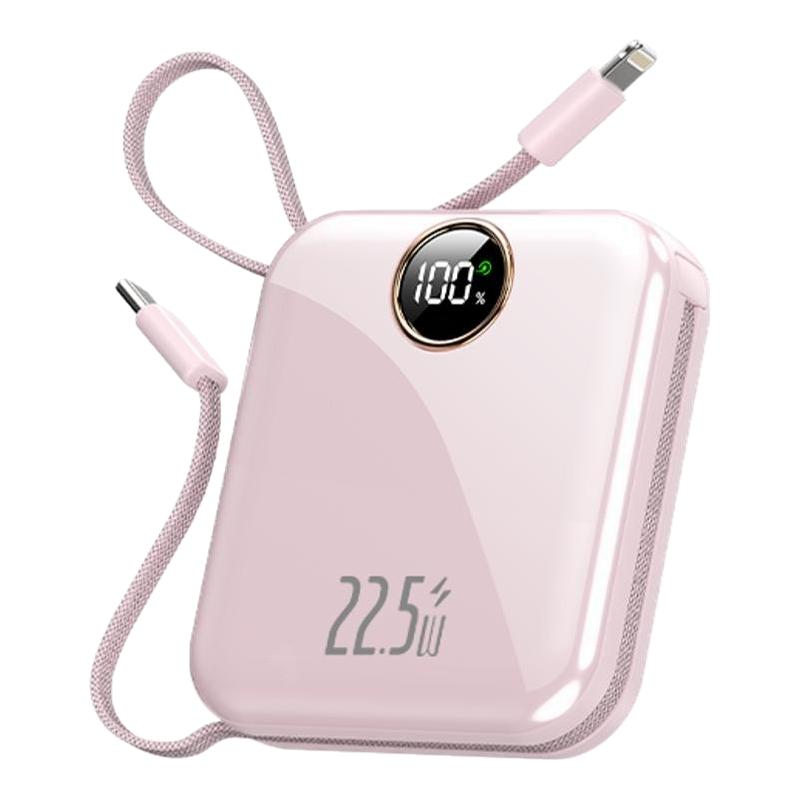 顺丰包邮【国家3C认证丨顶配20000毫安】冠军者自带双线充电宝可上飞机移动电源小巧适用于苹果10000毫安