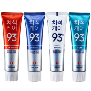 韩国爱茉莉麦迪安93牙膏美白去黄去口臭牙结石清新家庭装官方旗舰
