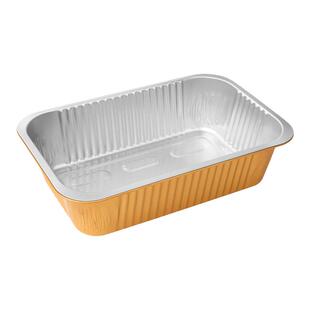 180款1000ML/1130ML/13700ML/1700ML金色密封铝箔外卖锡纸打包盒