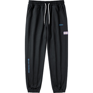 迈特优裤子男士夏季2025新款卫裤宽松束脚青少年运动秋冬休闲裤子