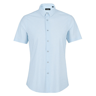 夏款新品callisto卡利斯特男装夏季男士商务休闲通勤短袖衬衫