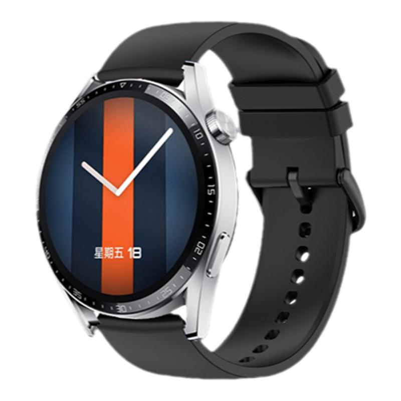 适合华为手表watch GT3 42/46mm表带Huawei watch 4/3 Pro智能运动腕带快拆硅胶替换带GT Runner磁吸2pro男女