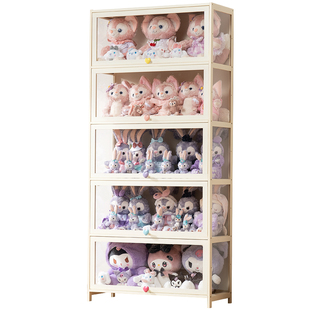 手办展示柜透明痛柜适用乐高模型积木玩具娃娃公仔包包盲盒收纳架