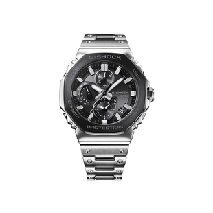卡西欧官方旗舰店B5000BT/B2100BT全金属方块八角运动手表G-SHOCK