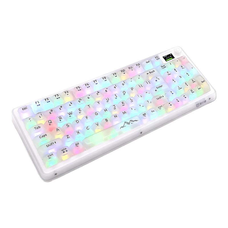 v99S雾透三模机械键盘RGB