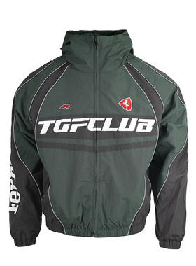 TGFCLUB蒙面刺绣赛车夹克
