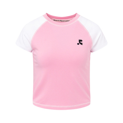 RR短款修身上衣女短袖T恤