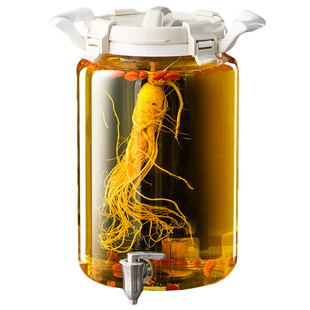 泡酒专用酒瓶玻璃瓶高档密封容器人参药酒长期存酒罐酒坛子带龙头