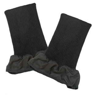 加厚成人羽绒服螺纹袖口防脏袖套松紧边大人加长袖口厚外套罗纹辅