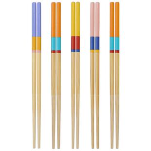 毛竹筷子家用天然高档一人一筷防滑家庭2026新款十双专人专用木筷