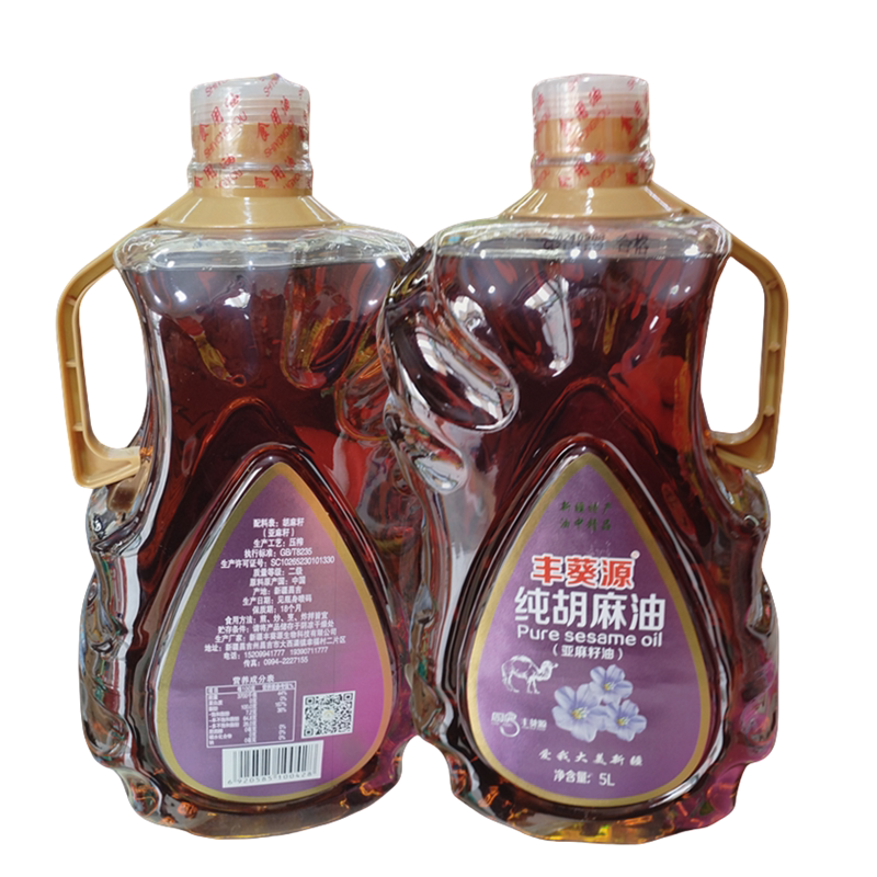 新疆胡麻籽油5升食用油