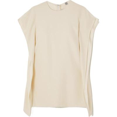 【折扣】TOTEME 夏季女垂坠绉纱黄色上衣