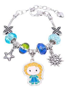 正版冰雪奇缘艾莎公主儿童手链