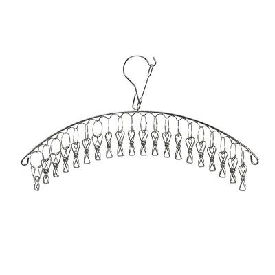 比人晒袜子神器衣架多夹家用阳台