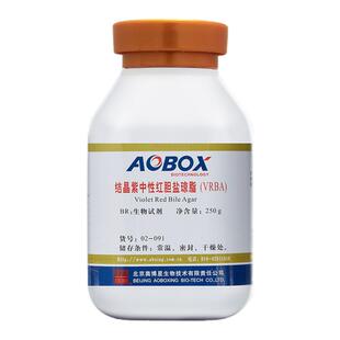 奥博星结晶紫中性红胆盐琼脂 VRBA 培养基大肠菌群检验实验