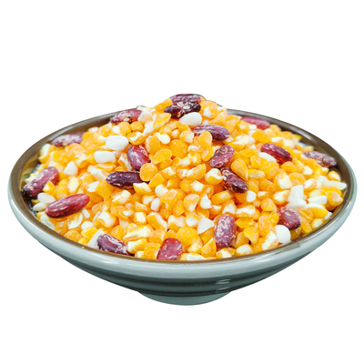 东北大碴子粥原料新鲜正宗粘黏笨玉米碴芸豆组合粥农家杂粮早餐饭