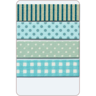 均佳【分装】日本仓敷意匠和纸胶带便签本 水玉方眼素描盐系旧书