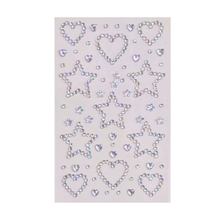 儿童五角星演出舞台妆脸贴亮片脸上饰品女童星星亮钻自粘钻石贴纸