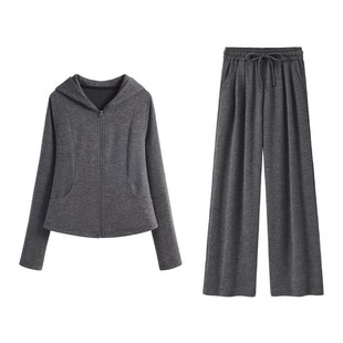 都市丽人休闲运动套装女春季小个子2026超火穿搭一整套ootd穿搭Y