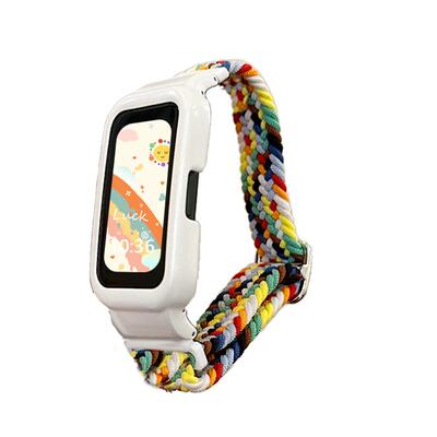 夏天透气编织keep手环表带psnld