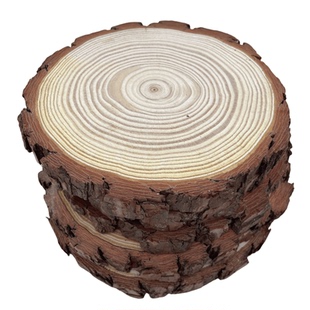 圆木片diy手绘画材料手工原木片木头片幼儿园装饰小木桩年轮木块