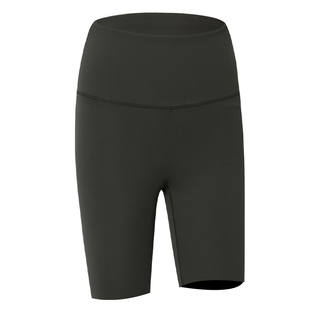 Bella 无尴尬线五分骑行裤女高腰蜜桃提臀紧身运动健身短裤瑜伽服